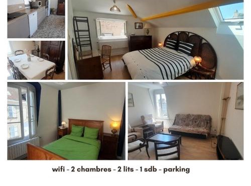 Appart 2 chambres terrasse privée wifi Levroux