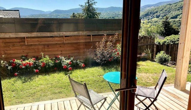 Appart. 50m2 garden view 4-5 pers. Chalet charme