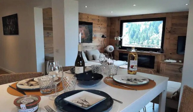 Appart 6 pers-proche Clusaz-Grand Bornand-2mn a pied center village et navette