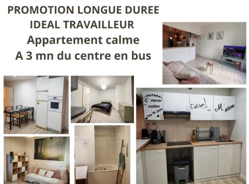 Appart chartreux baignoire massante ,à 3 minutes du centre en bus! 2 étoiles Atout France
