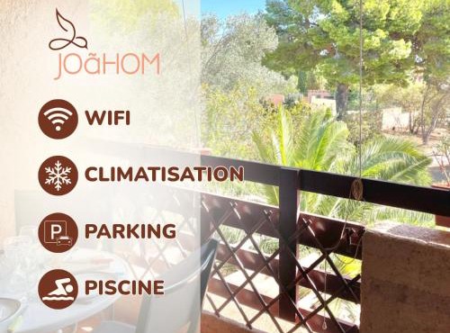 Appart clim wifi - 2 à 6 pers - piscines - parking