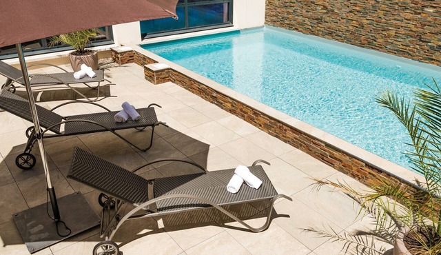 Appart climatisé, 400m des Plages + accès Piscine