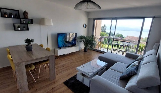 Appart Cosy Avec vue sur le Lac Léman
