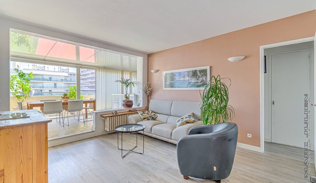 Appart de Charme77M2 Box, Catalans Pharo, natural sand beach, old port, bus at50M