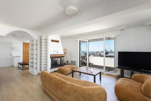 Appart de standing au centre-ville avec Vue Mer Terrasse et Garage