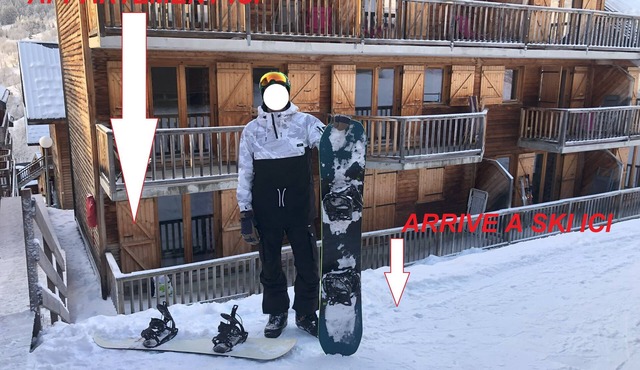 Appartement au Pied des Pistes Dans Résidence Avec Piscine