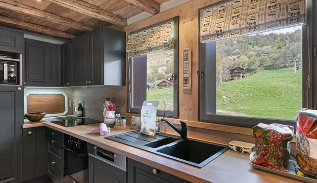 Appart au pied des pistes - 2 chambres + coin TV, cheminée, 8 pers - FR-1-570-29