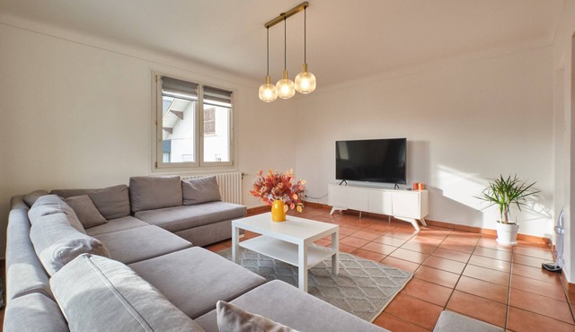 Appart Grenoblois City & Nature – Mountain View, Balcony, Wi-Fi