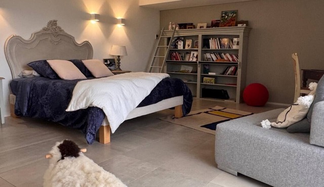 Appart heights of Ollioules in magnificent house, exceptional sea view