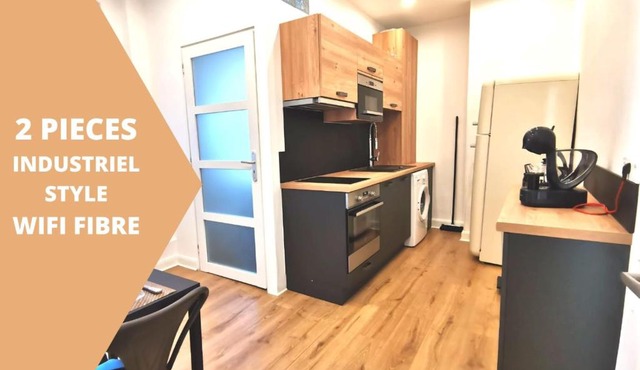 Appart Industriel à 5 min à pieds de la Gare