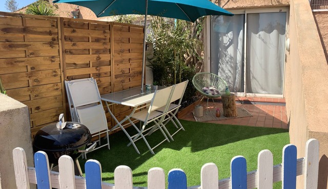 Appart RDC 5 pers - Estate with swimming pool - Private parking lot