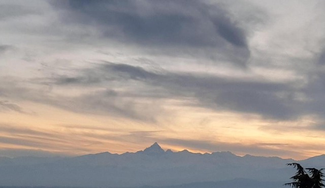 Appartamento in villa con vista Monviso