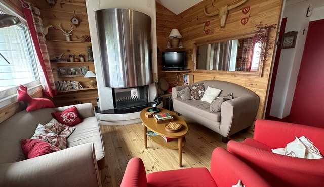 Appartement avec cheminée à altitude 1500