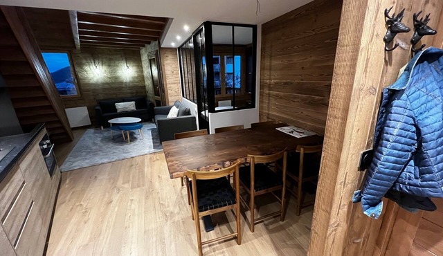 Appartement Duplex Type Chalet Contemporain, 3 ch 2 Sdb, 6/7pers, Skis aux Pieds