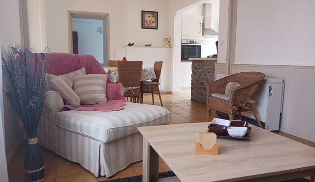 Appartement 2/4 Personnes Entre Terre et Mer, au Calme