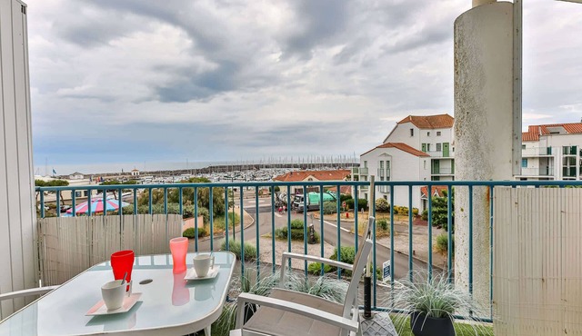 Appartement vue mer, port Bourgenay