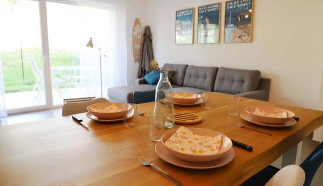 Appartement au Calme en rez de Jardin Dans Résidence Neuve