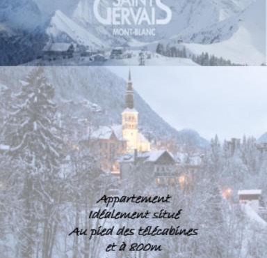 Appartement T2+cabine indépendante au départ des télécabines Saint-Gervais/Bettex/Mont d’Arbois