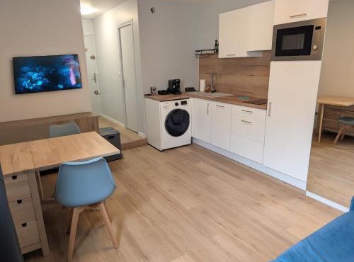 Appartement équipé centre,calme,gare 2 min