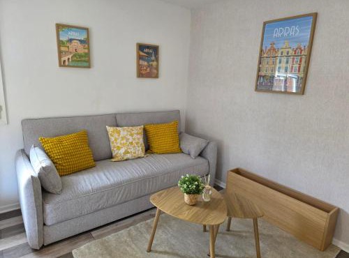 Appartement 1 chambre lit king size Arras Centre Parking privé