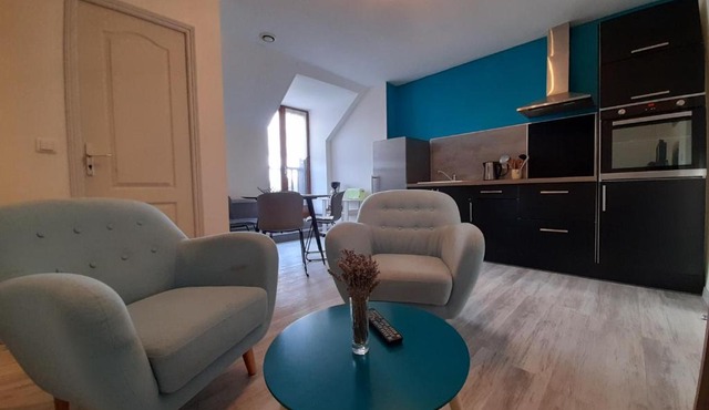 Appartement 2 chambres avec Wi-Fi, proche centre-ville et thermes de La Roche-Posay - FR-1-541-10