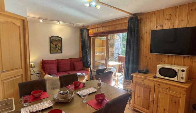 Appartement 2 pièces cabine pour 4 à Méribel avec parking couvert - FR-1-411-677
