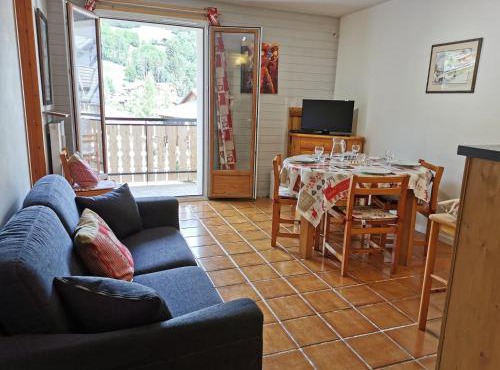 Appartement 2 pièces cabine au centre des Gets, lumineux, classé 3 étoiles - FR-1-598-20