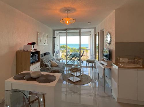 Appartement 2 pièces cabine avec parking privé à Sète - FR-1-338-554