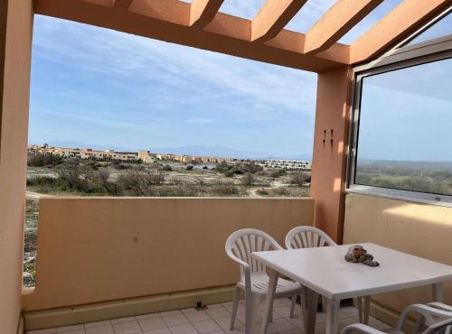 Appartement 2 pièces cabine 6 couchages PORT LEUCATE NATURISME PL080-TB21
