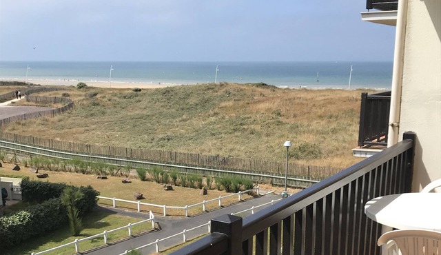 Appartement 2 Pièces Magnifique vue mer !résidence Accès Direct Plage