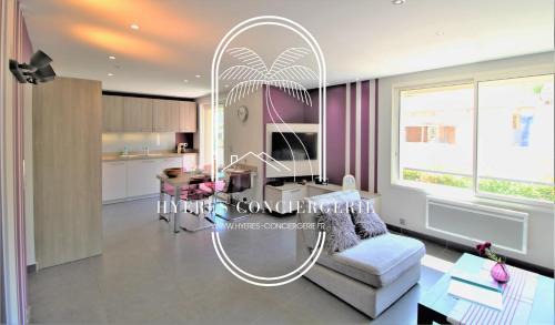 Appartement 3 étoiles coquet à 700m de la mer Les Bonnettes WiFi PK BY HC