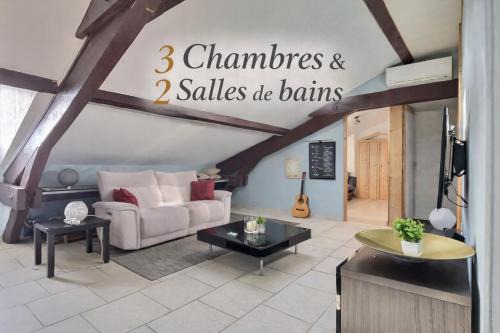 Appartement 3 chambres proche gare