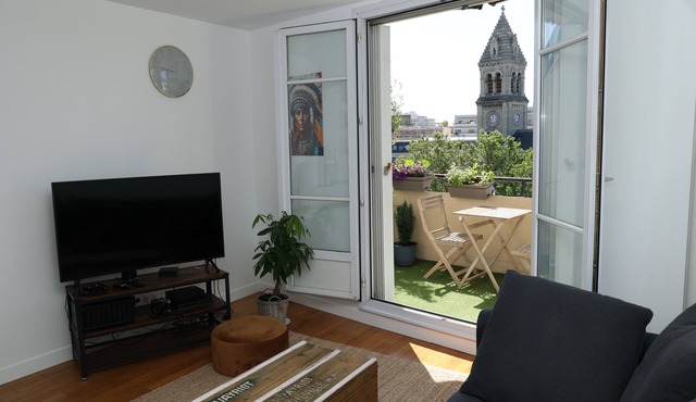 Appartement 3 Pièces - Balcon - Ligne 1 Paris