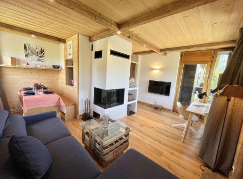 Appartement 3 pièces + cabine à Megève, 6 couchages, proche pistes et téléphérique - FR-1-597-170
