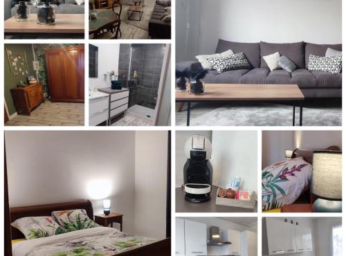 Appartement 4 personnes, 2 ch, parking gratuit et facile