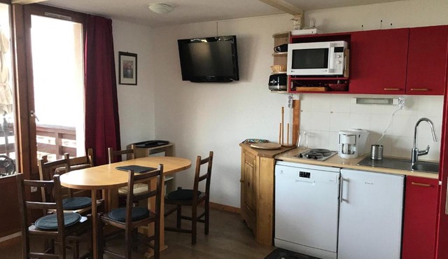 Appartement 4 pers à Vallandry avec balcon et animaux acceptés - FR-1-411-359