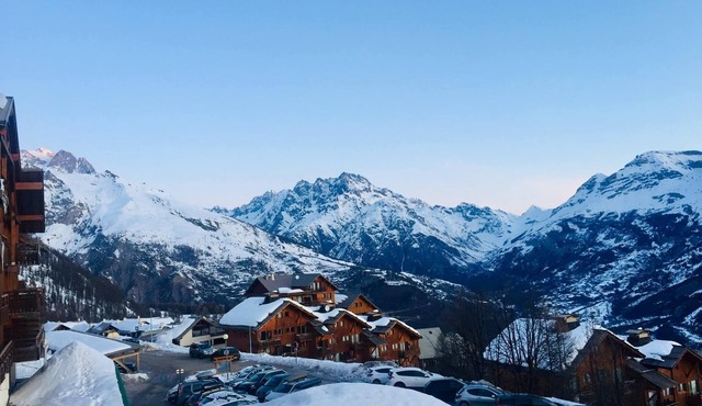 Appartement 6 Couchages Pieds des Pistes, vue Vallée Puy Saint Vincent