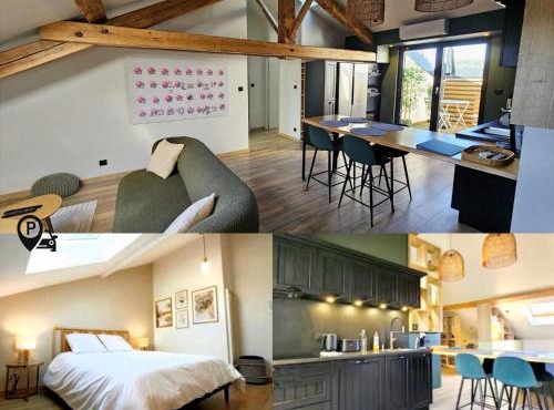 Appartement 70m2 - 2 chambres - terrasse - parking gratuit