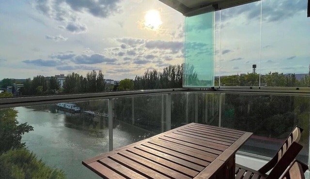 Appartement au Cœur du Village Olympique vue sur la Seine Avec Parking