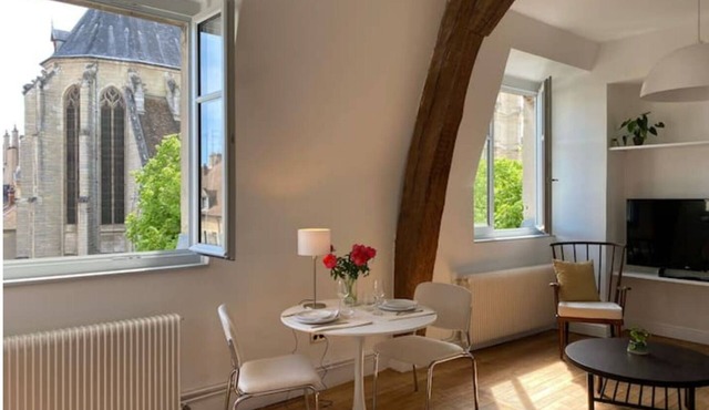 Appartement au Cœur de Dijon Avec vue Exceptionnelle sur L'église Saint-michel