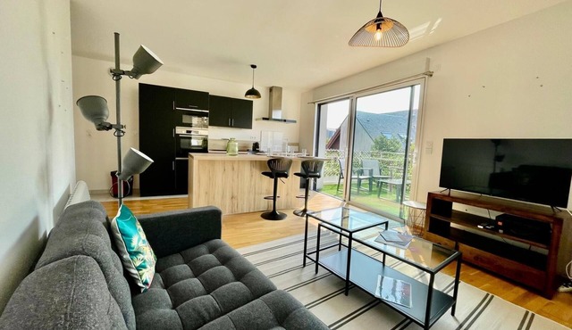 Appartement avec balcon au centre de Carantec