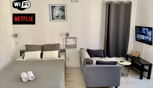 Appartement avec cuisine au centre ville WIFI