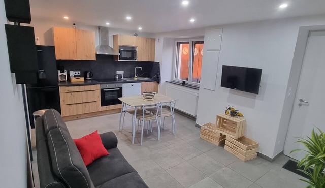 Appartement Avec Jardin à 10 Minutes de la Ville de Saint-flour