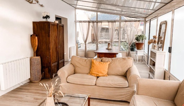 Appartement avec jardin 10 min des plages