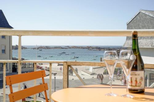 Appartement balcon vue mer - 50m de la plage - Confort et moderne - 70m2 - 4 pers