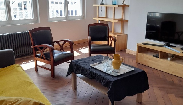 Appartement Belle vue Centre Ville Fécamp 1 km de la Plage