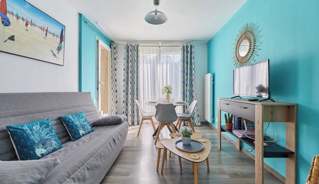Appartement Bleu Turquoise - Welkeys