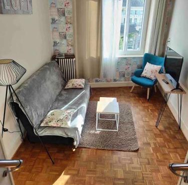 Appartement chaleureux à Néris-les-Bains - 57 m² avec terrasse