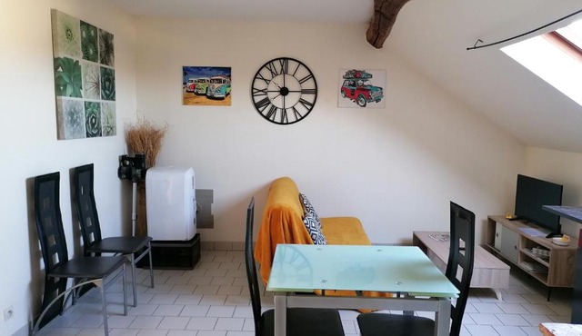 Appartement climatisé avec parking privé à Doué la fontaine