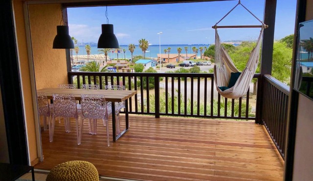 Appartement climatisé refait à neuf - VUE MER Saint-Tropez - Piscine- 50m plage